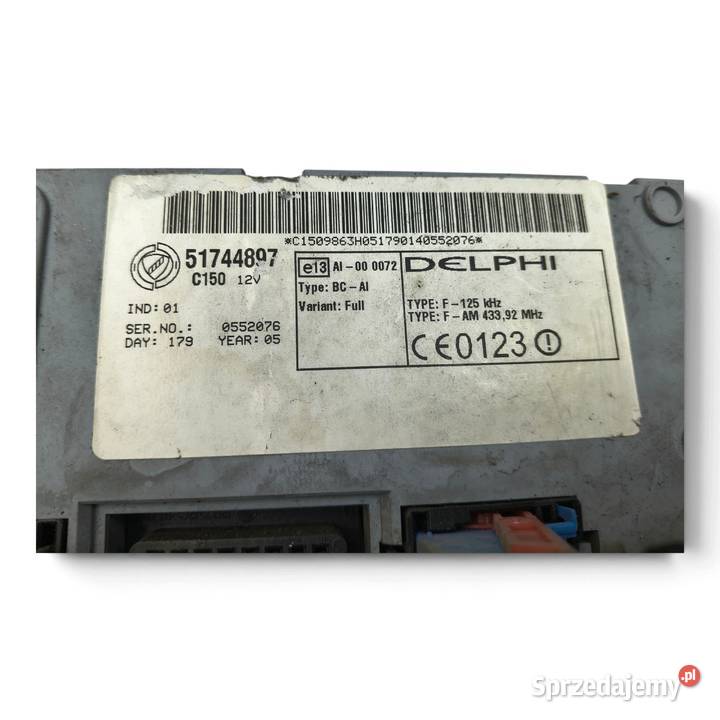 MODUŁ KOMFORTU BSI Fiat Doblo Lift 13 JTD Chełm sprzedam
