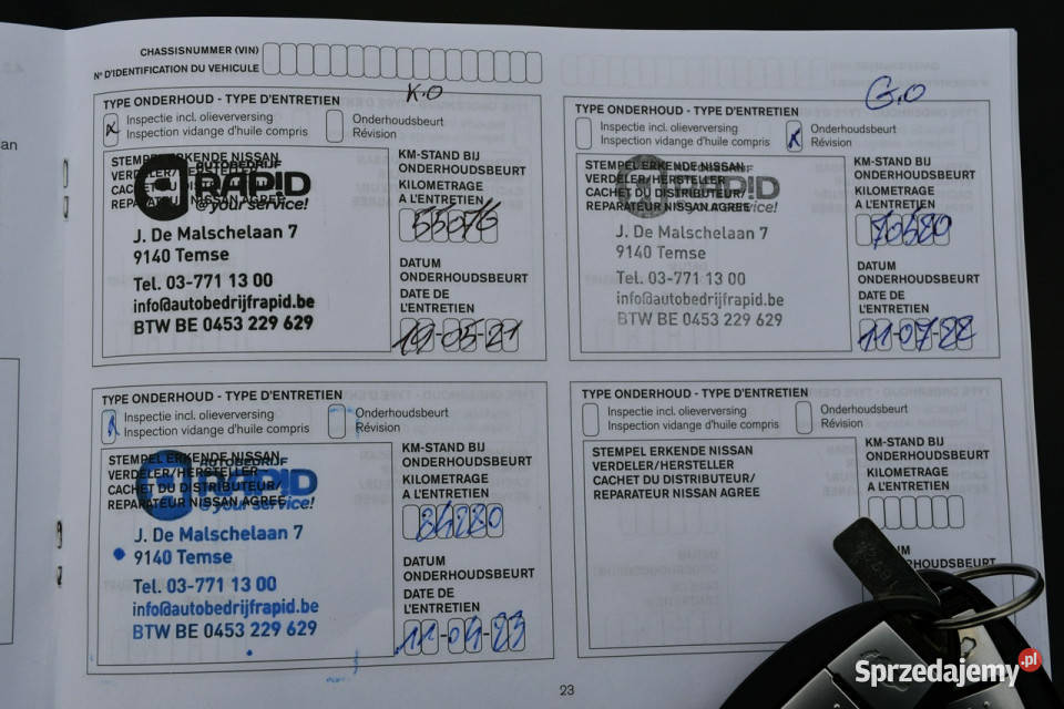 Nissan XTrail 16 DIGT Serwis 100bezwypadkowy LED światła do jazdy dziennej lubelskie Hrubieszów
