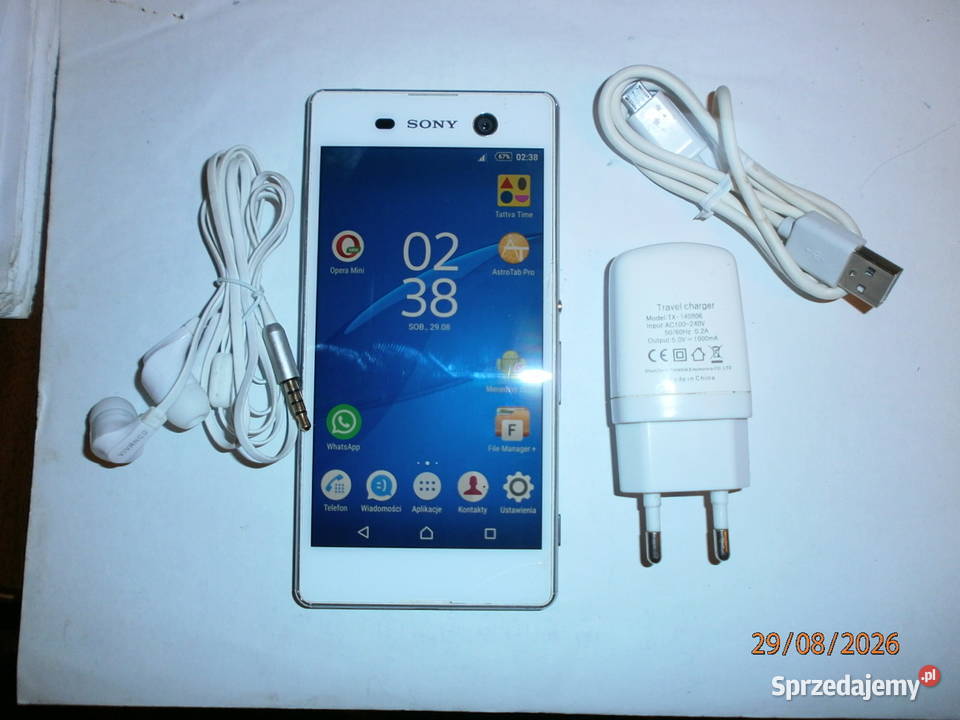 Smartfon Sony Xperia M5 E5603 316GB Biały Kraków sprzedam