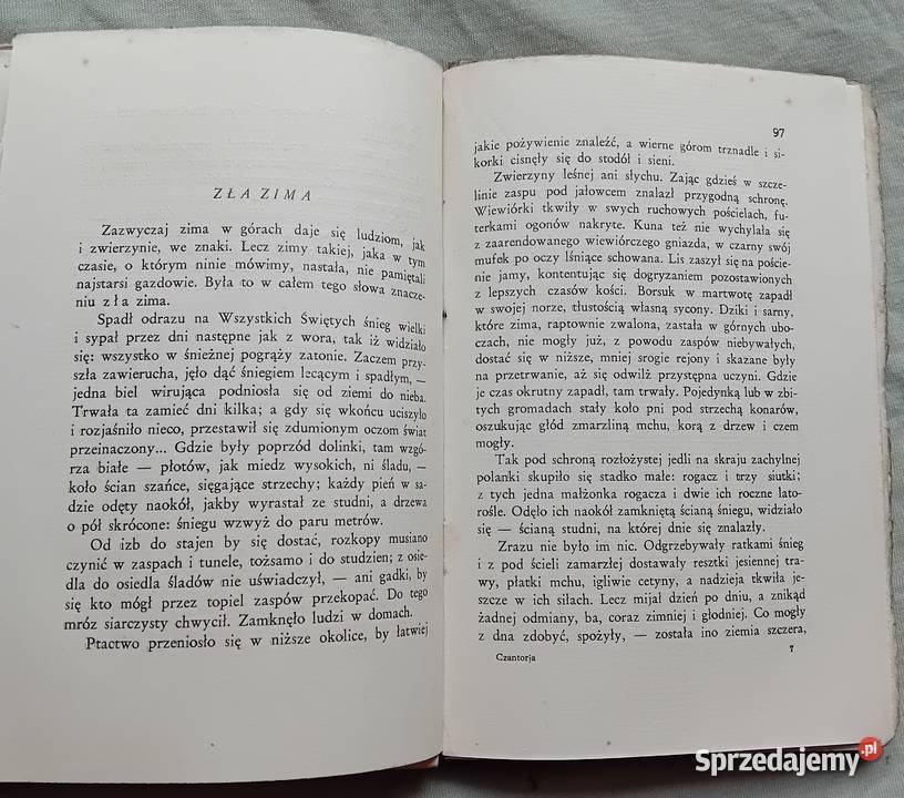 Władysław Orkan Czantorja Gebethner Wolff 1936 r Koźminek