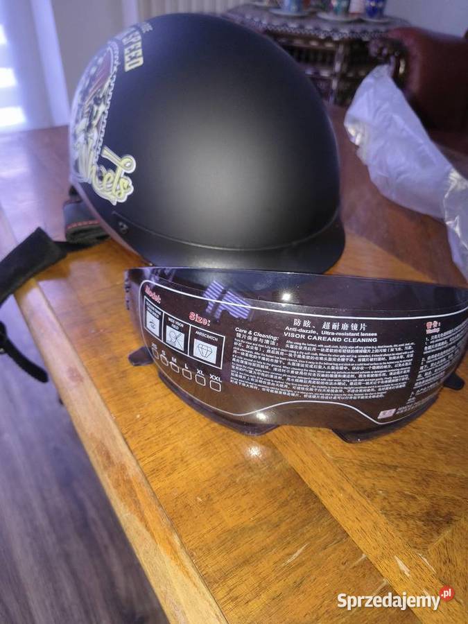 Kask motocyklowy nowy z blendą M małopolskie Brzesko