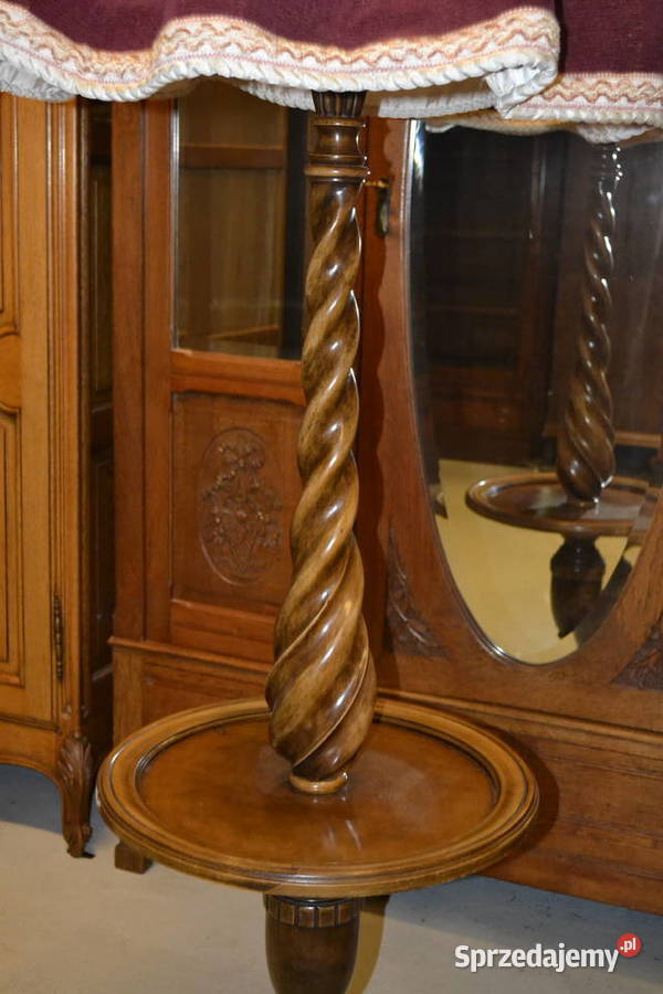 lampa podłogowa orzech Będzin sprzedam