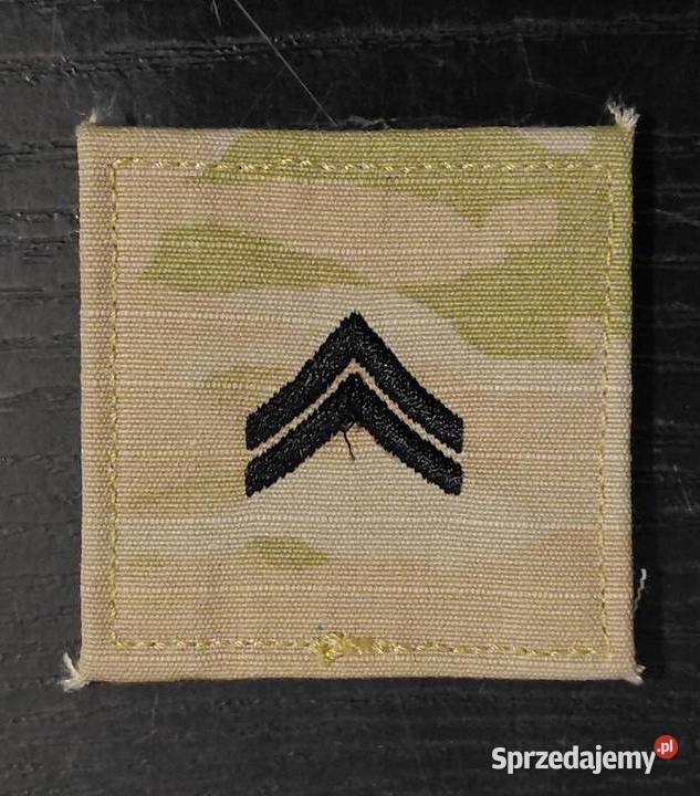 Naszywka Us Army stopień Corporal OCP velcro Militaria dolnośląskie Wrocław