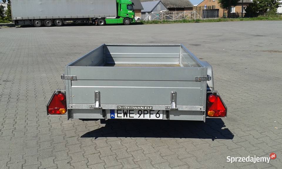 Przyczepa Rydwan 220x130 jednoosiowa resor nowa Burtowe i plandeki Wieluń