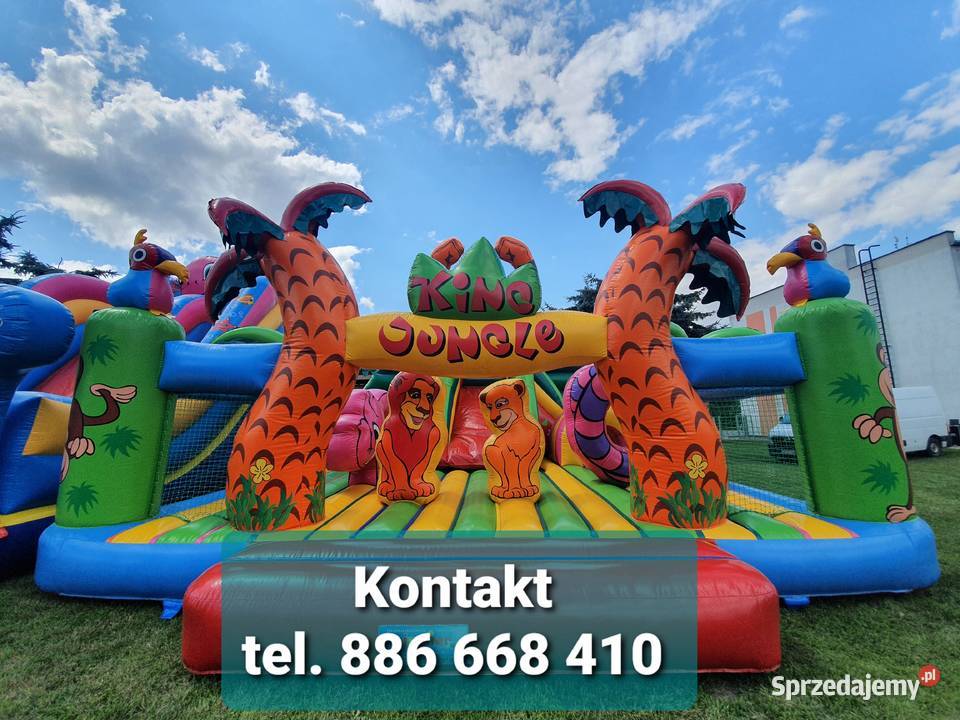 Dmuchana zjeżdżalnia Plac zabaw Kule wodne wielkopolskie Szymanowice