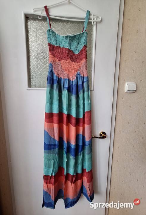 sukienka na lato wielokolorowa nowa Wrocław