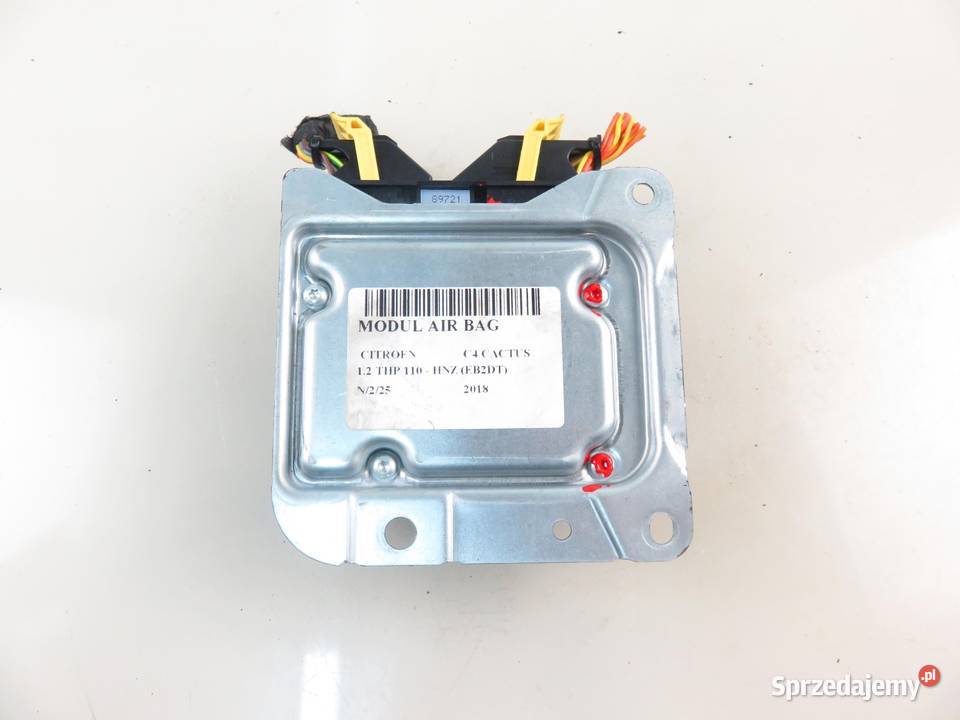 MODUŁ AIRBAG CITROEN C4 II B7 9812824480 osobowe