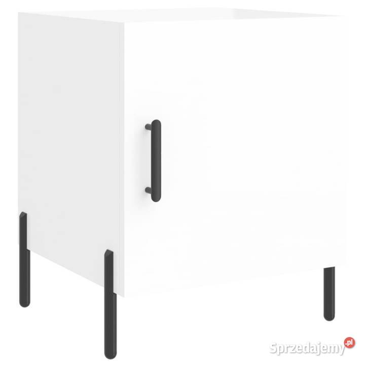 Szafka nocna biała z połyskiem 40x40x50 WM827584 Warszawa