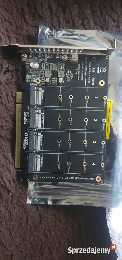 Adapter pod komputer stacjonarny PCIe x16 na 4x Kielce