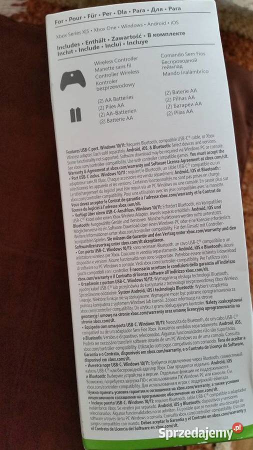 Pudelko i instrukcja XBOX Pulse Red do