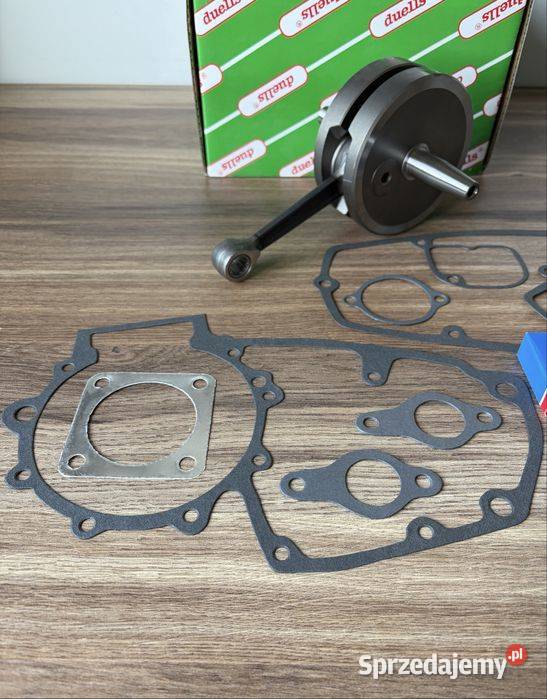 NOWY KOMPLETNY WAŁ KORBOWY DUELLS ŁOŻYSKA Motoryzacja Bielsko-Biała