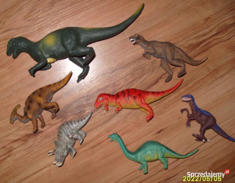 6 figurek Dinozaurów wielkopolskie Rawicz