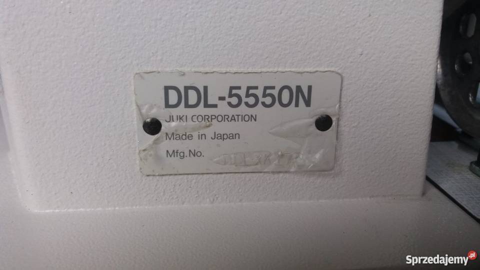 Stębnówka Juki 5550N Pfaff Durkopp Adler Siruba