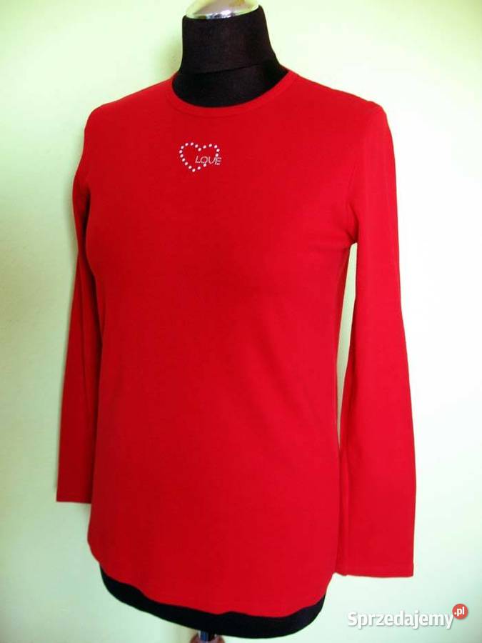 Bluzka czerwona bawełna 42 XL biust 90 110 Siedlce