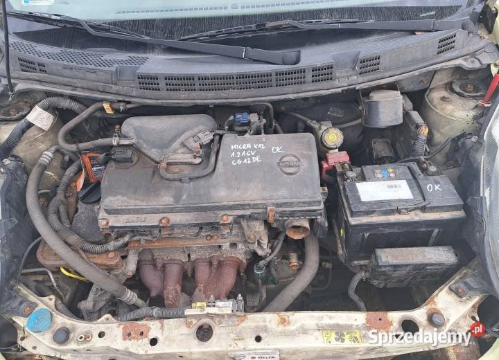 SILNIK IGŁA CG12DE NISSAN MICRA K12 III 2003 R Silniki i osprzęt Załęże