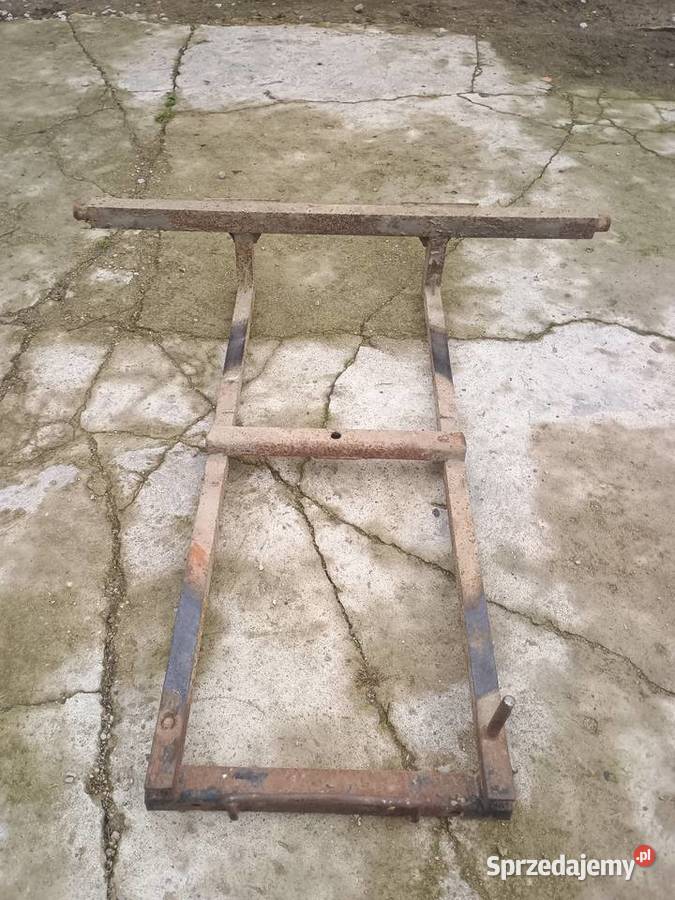 Wózek sanki koła zapasowego do przyczepy D50 Brójce