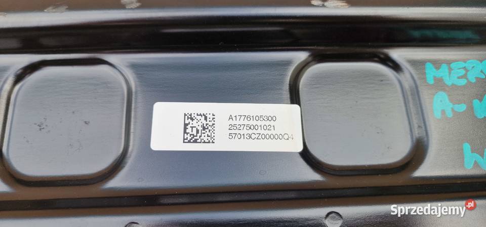 MERCEDES AKLASA W177 BELKA ZDERZAKA TYŁ osobowe Bieleń