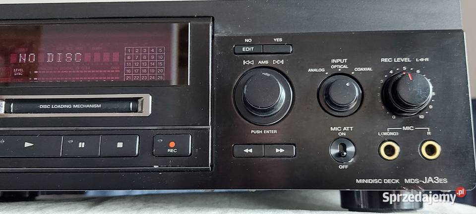 Nagrywarka Minidisc Sony MDSJA3 Warszawa