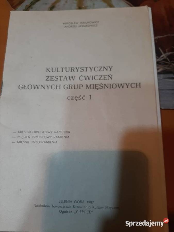 Kulturystyka zestaw ćwiczeń Brodnica sprzedam