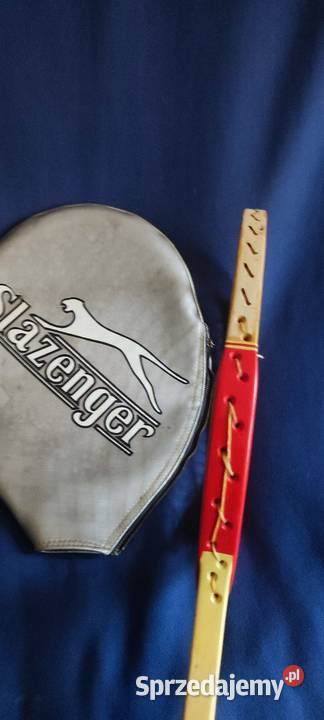 Rakieta tenisowa Slazenger polpokrowiec drewno dolnośląskie sprzedam