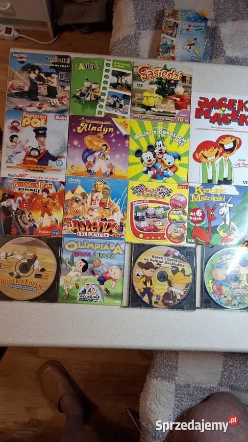 Kultowe bajki vcd DVD 48 sztuk małopolskie