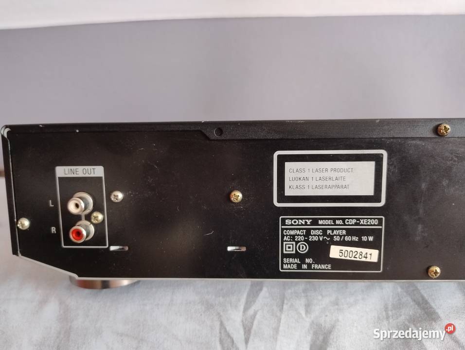 Sony cdp xe model 200 Trzebuska