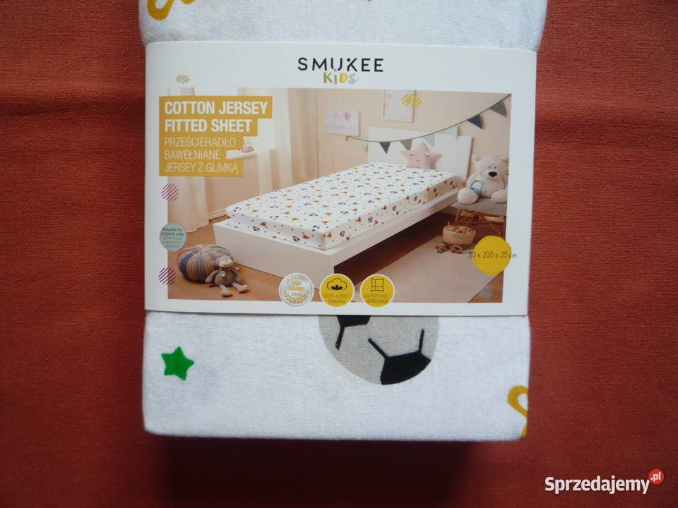 Smukee Kids Prześcieradło bawełniane jersey z
