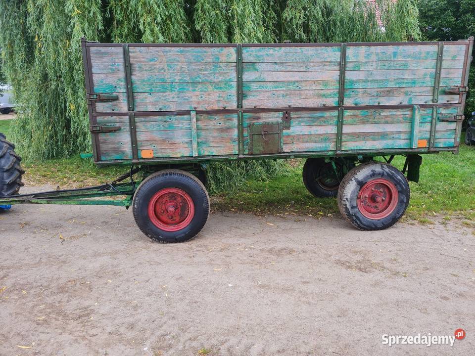 Przyczepa rolnicza wywrotka na dwie strony że nieuszkodzony Lubawa