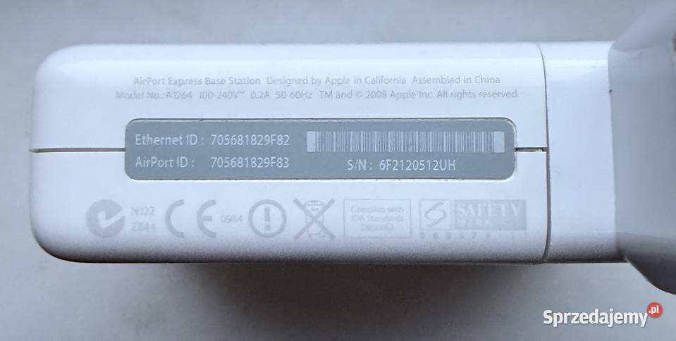listopada 2025 Apple AirPort Express Base Warszawa