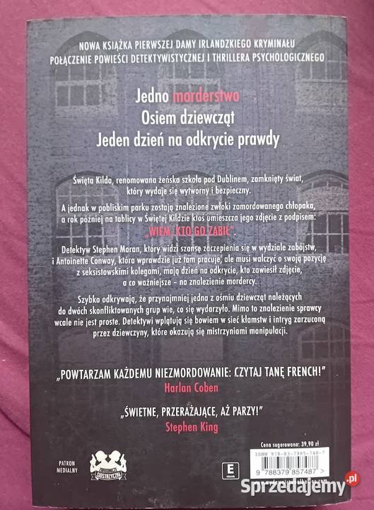 Tana French Ściana sekretów Albatros 2016 r Koźminek sprzedam