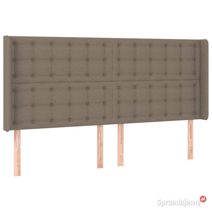 Zagłówek do łóżka z LED taupe 163x16x118128 Warszawa