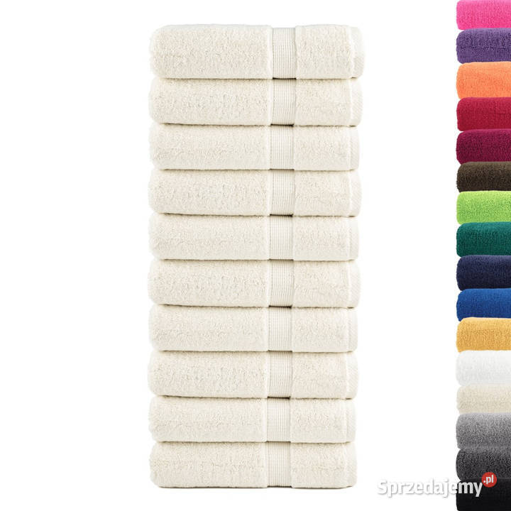 Ręczniki premium SOLUND 10 kremowe 70x140 600 g Pozostałe Warszawa