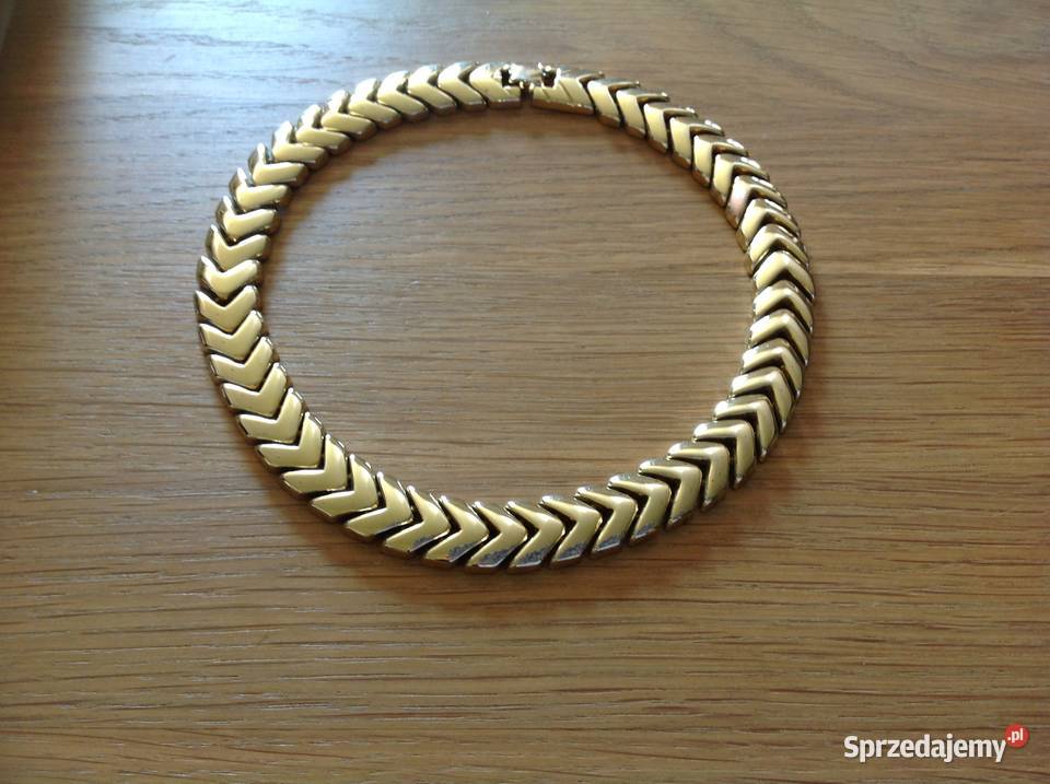 Stary Złoty Naszyjnik Dżoker Damski Ozdoby Nowa Sól