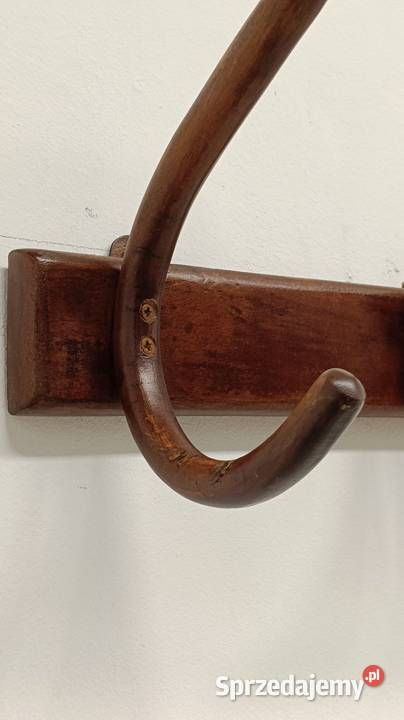 wieszak model Thonet na ścianę vintage orzech Wieszaki