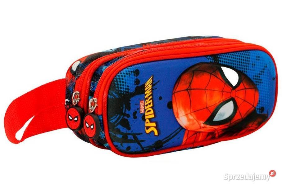 Piórnik 2 Przegrody Spiderman Saszetka 3D Mogilany sprzedam