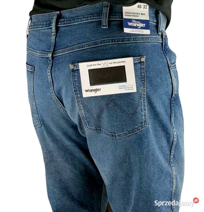 Męskie jeansy Wrangler Greensboro Regular Tarnowskie Góry