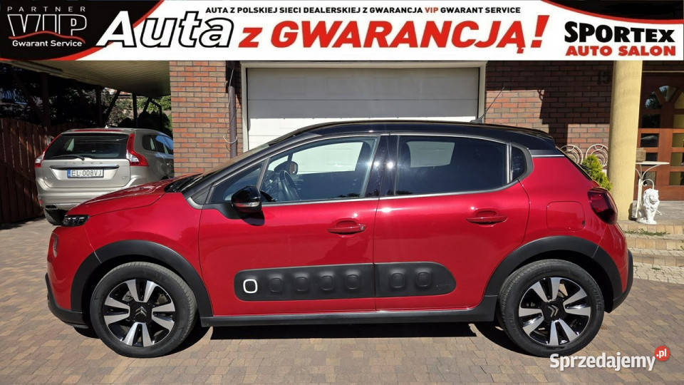 Citroen C3 SHINE Salon I włTempomatAndroidAuto centralny zamek Aleksandrów Łódzki