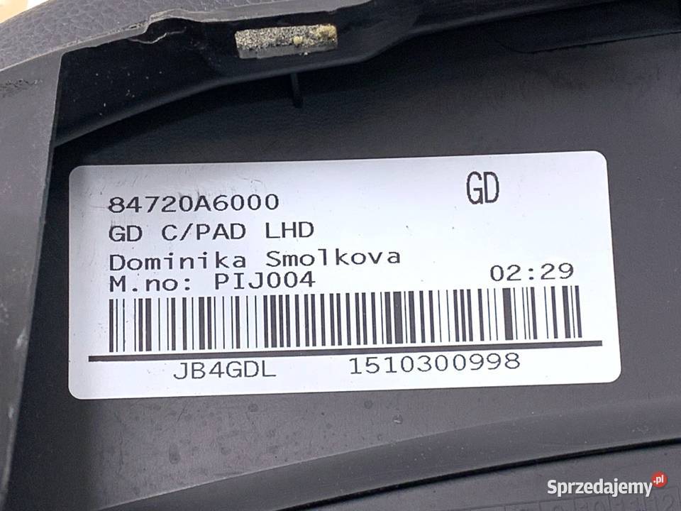 KOKPIT PODUSZKI PASY KOMPLET HYUNDAI i30