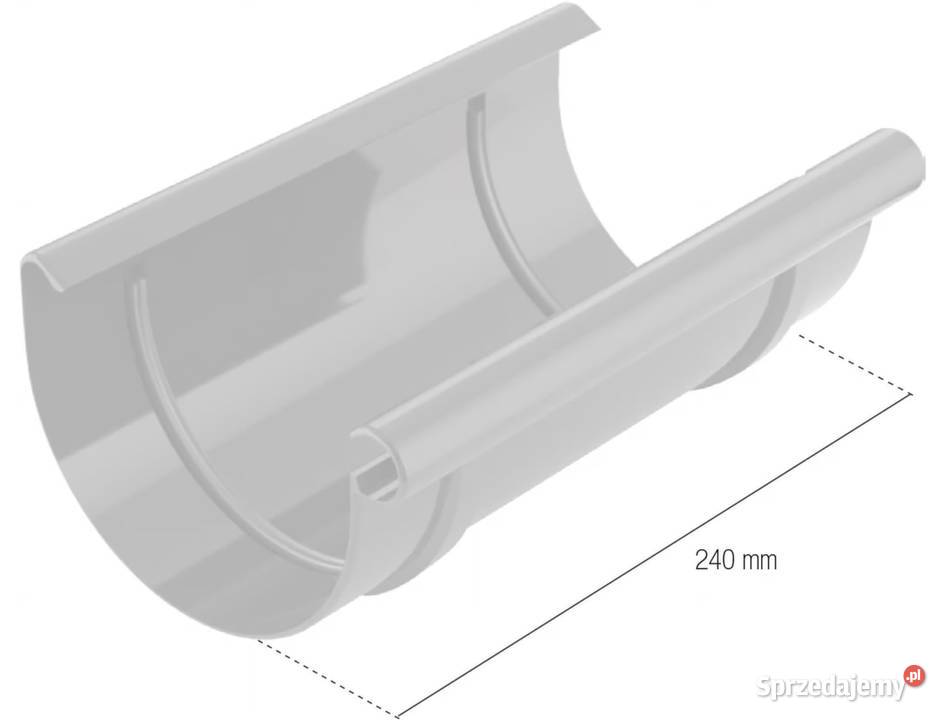 Bryza PVC Złączka rynny 125 mm czarny Białystok sprzedam