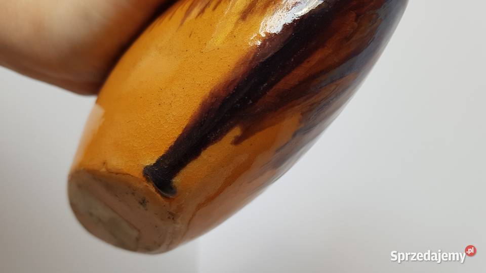 Ceramiczna gondola gondolka ceramika PRL Dąbrowa Górnicza