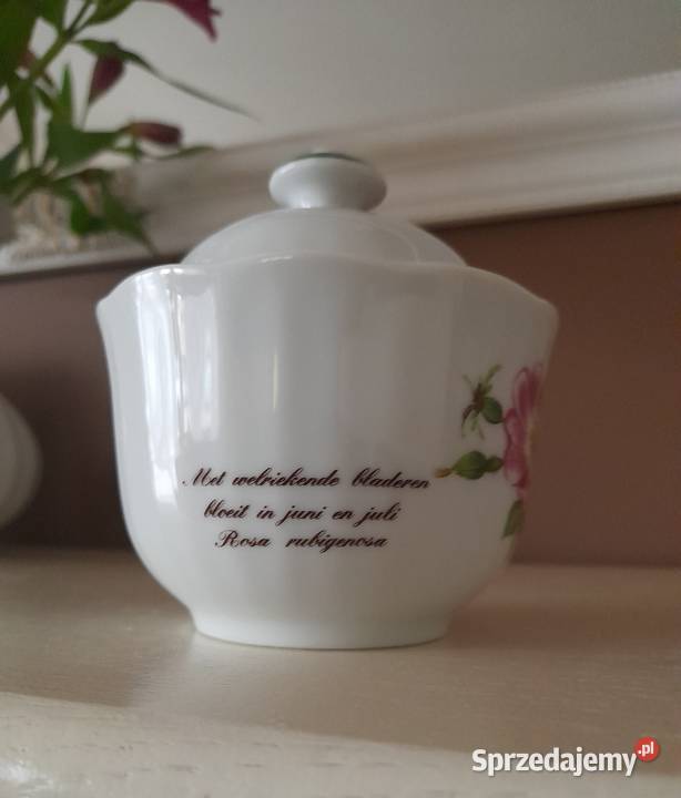 Porcelanowa cukiernica Libelle Konin sprzedam