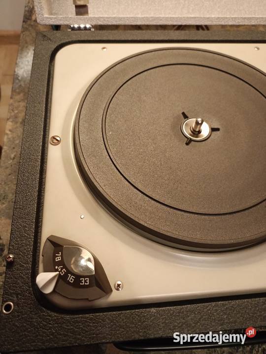 Zabytkowy Gramofon DUAL p 1007 A 60 Lata wielkopolskie Drawski Młyn