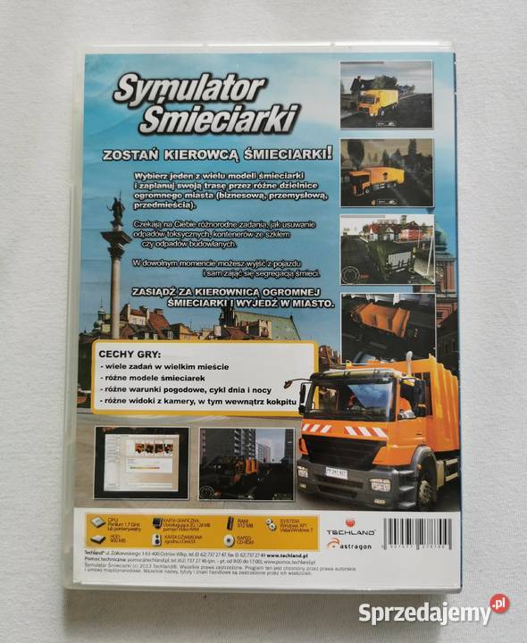 Gra Symulator Śmieciarki PC lubelskie Puławy sprzedam
