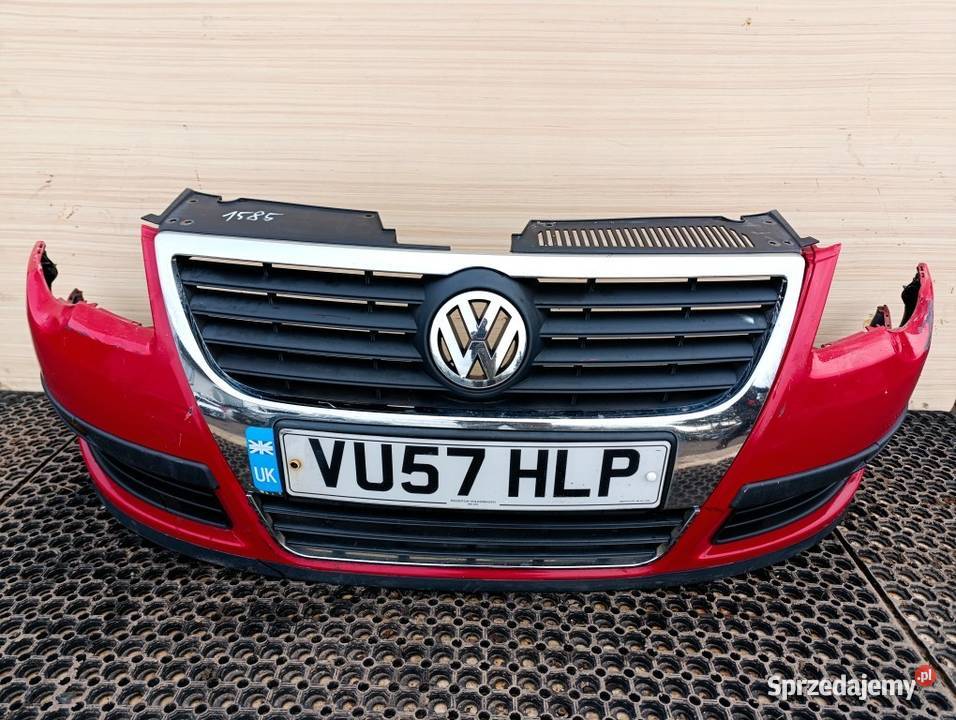 VW PASSAT B6 ZDERZAK PRZÓD LY3D Pasy przednie i tylne