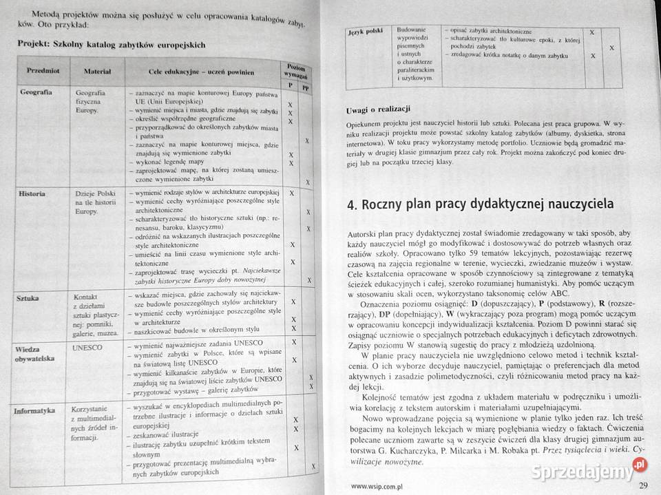 tysiąclecia i wieki kl 2 Poradnik nauczyciela M miękka Chełm