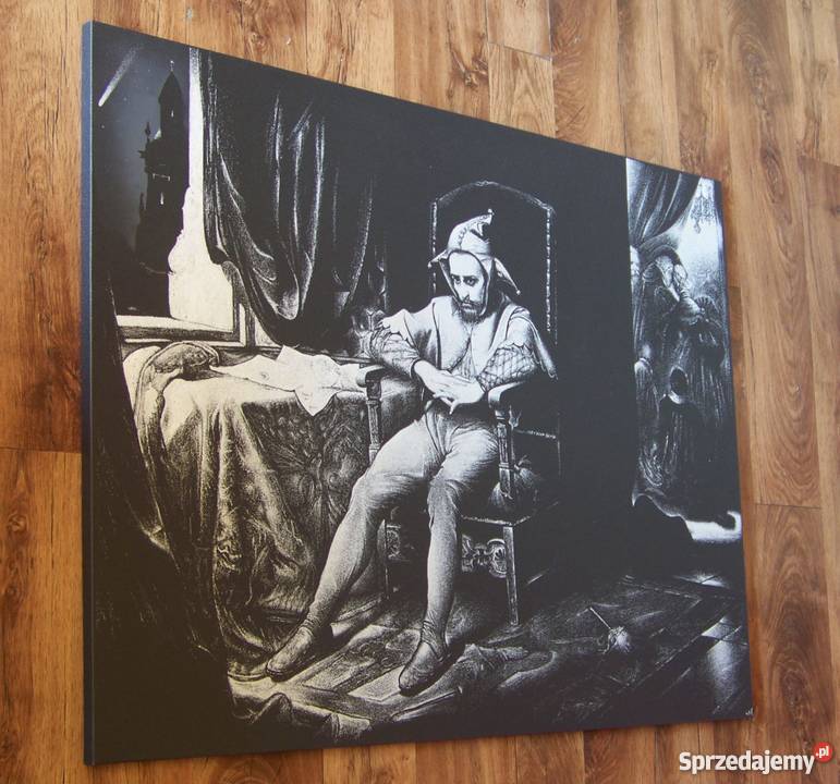 Jan Matejko Stańczyk obraz ręcznie grawerowany Rękodzieło Sandomierz