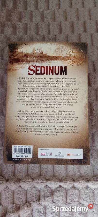 Sedinum wiadomość z podziemia Rok wydania 2020 małopolskie Kraków sprzedam