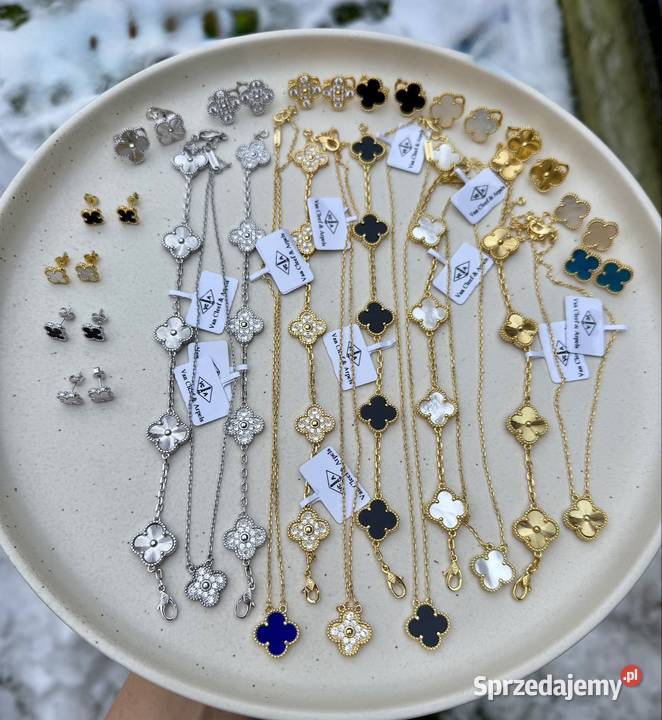 Zestaw na van Cleef arpels bransoletka naszyjnik Brzeg sprzedam