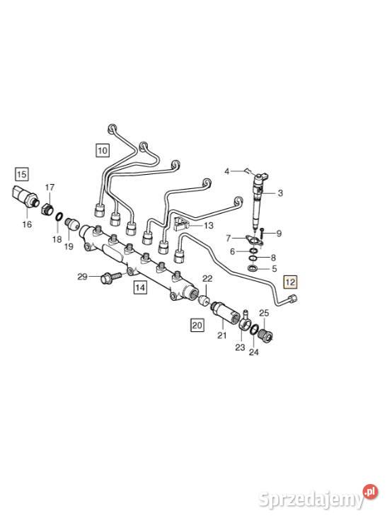 VOLVO S60 S80 V70 XC70 XC90 przewód paliwowy OE dolnośląskie Bielany Wrocławskie