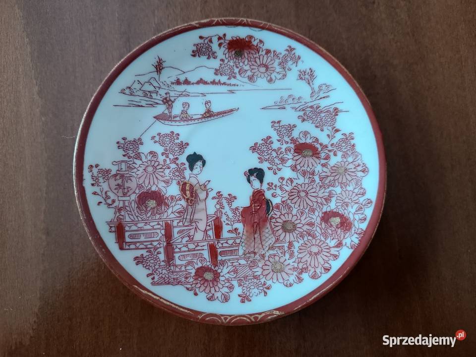 Talerzyk spodek pod filiżankę chińska porcelana śląskie Szczyrk